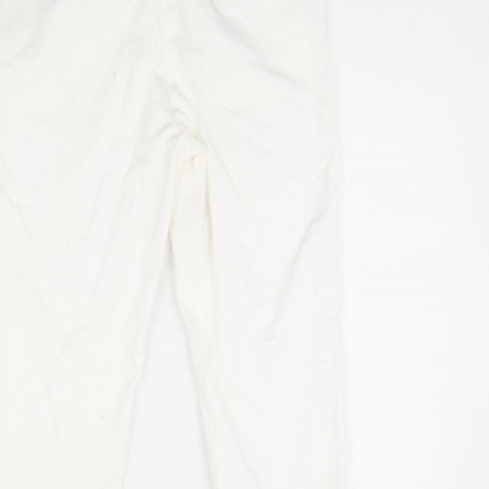 TU Womens White   Trousers  Size 10 L26 in