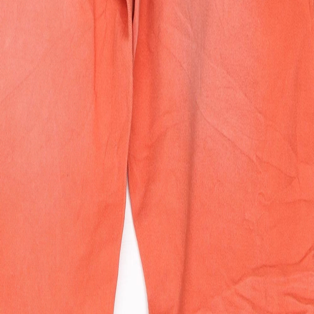 ESMARA Womens Orange   Straight Jeans Size 16 L32 in