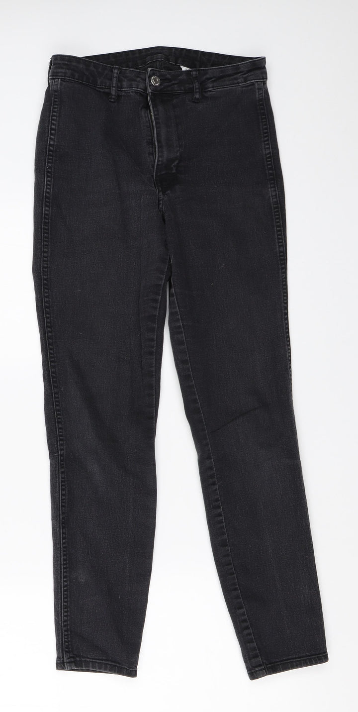 H&M Womens Black Denim Skinny Jeans Size 27 in L27.5 in