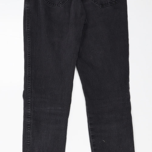 H&M Womens Black  Denim Skinny Jeans Size 27 in L27.5 in
