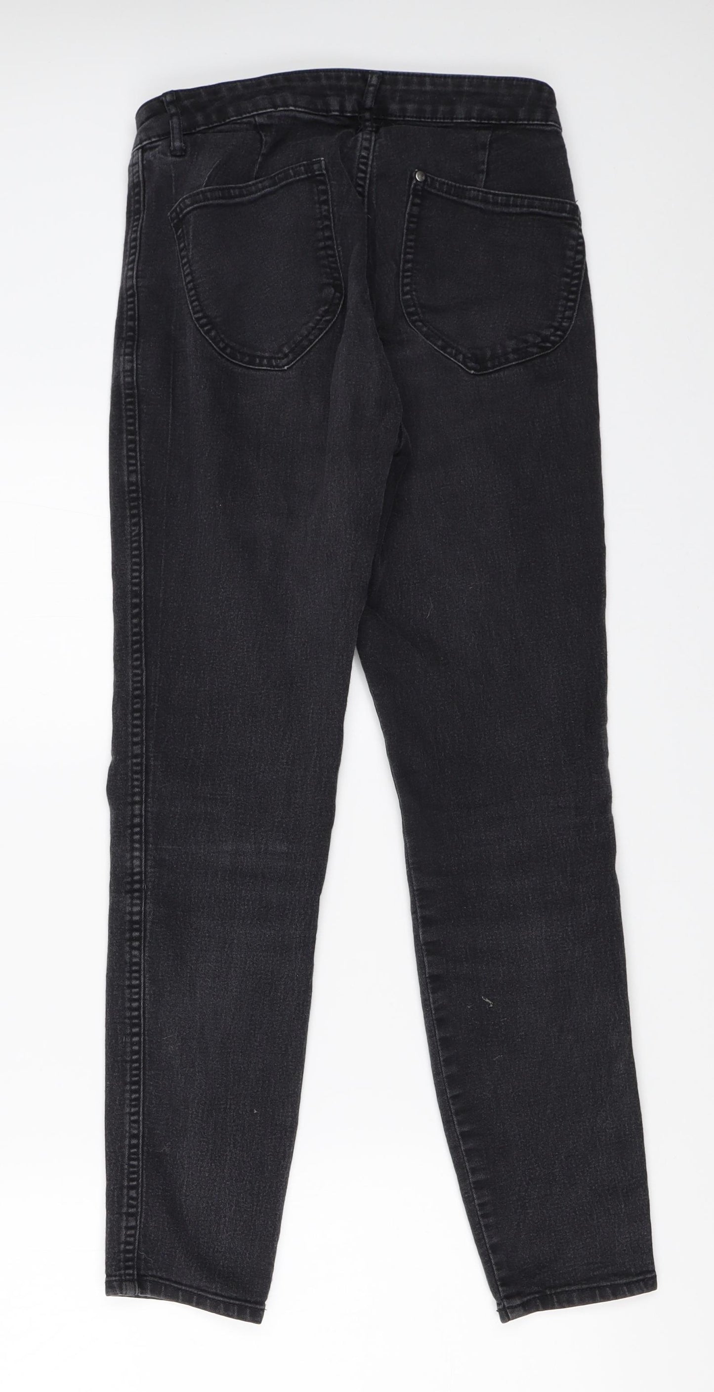 H&M Womens Black  Denim Skinny Jeans Size 27 in L27.5 in