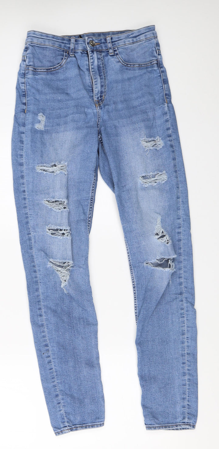 H&M Womens Blue  Denim Skinny Jeans Size 38 L29.5 in