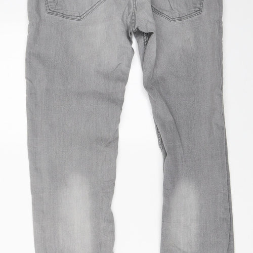 H&M Womens Grey   Skinny Jeans Size 38 L31.5 in