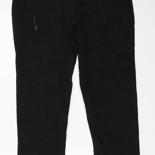 NEXT Womens Black   Cropped Jeans Size 14 L25 in