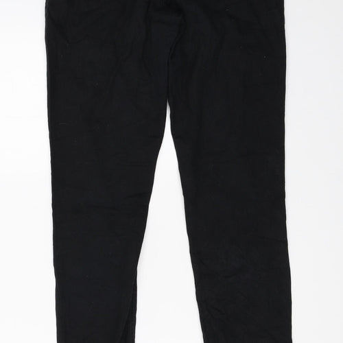 H&M Womens Black   Trousers  Size 38 L31 in