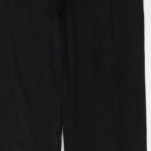 H&M Womens Black   Trousers  Size 38 L31 in