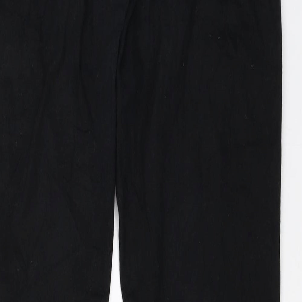 H&M Womens Black   Trousers  Size 38 L31 in