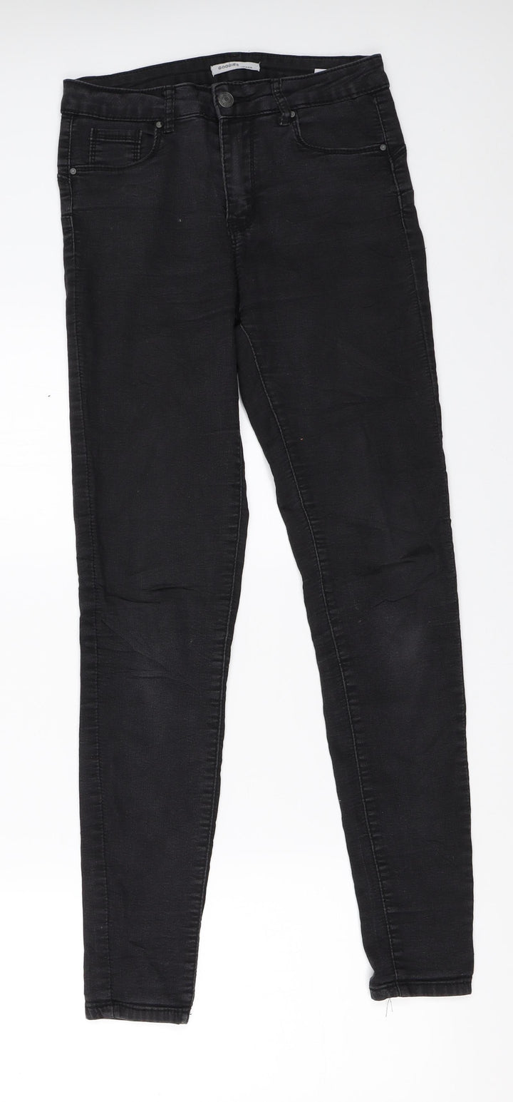 Goodies Womens Black   Skinny Jeans Size 38 L27.5 in