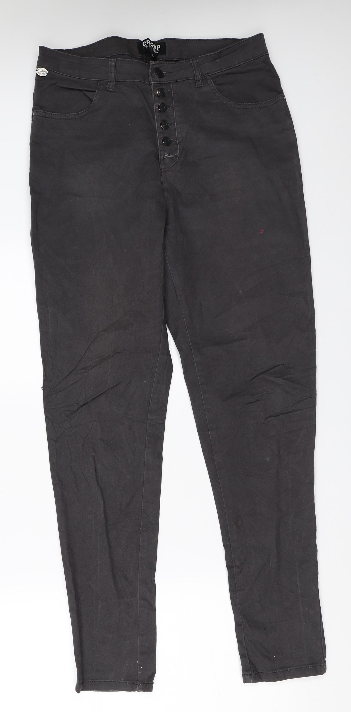 Cropp Womens Grey   Skinny Jeans Size XL L29 in