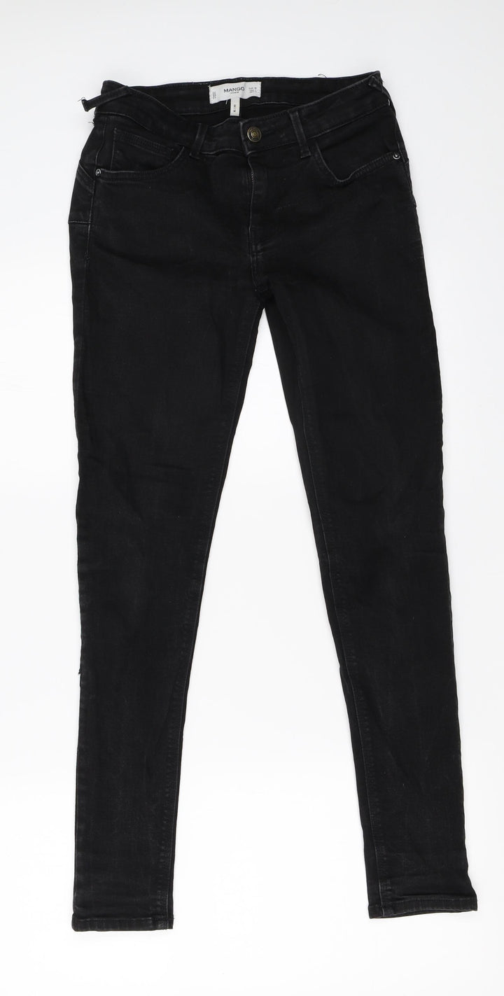 Mango Womens Black Skinny Jeans Size 36 L27.5 in