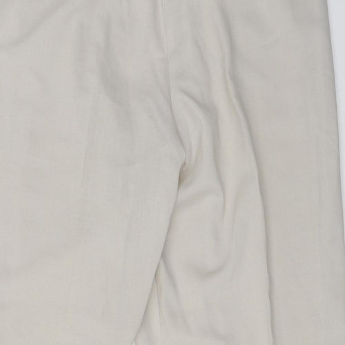 Preworn Womens Beige   Trousers  Size 38 in L27 in