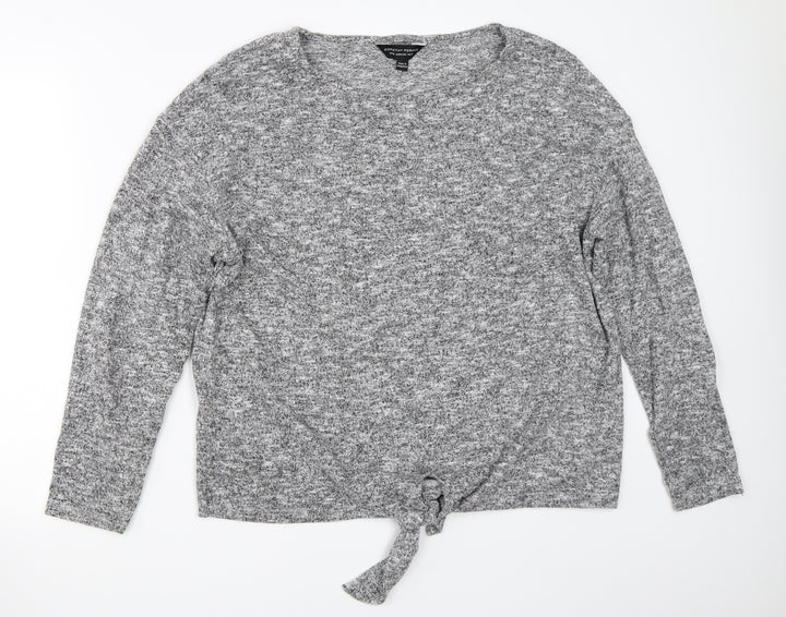 Dorothy Perkins Womens Grey Pullover Jumper Size 16