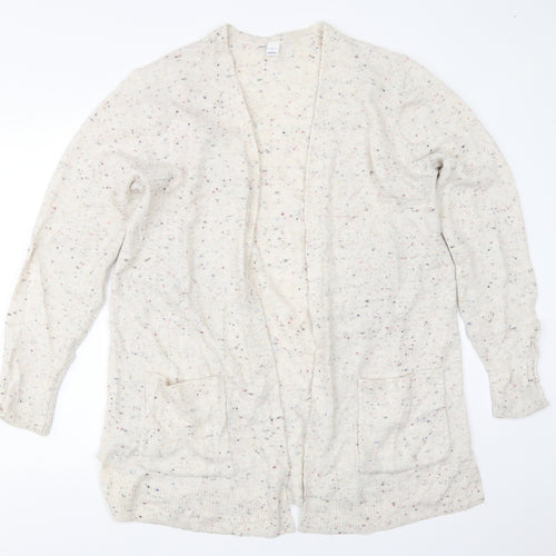 Preworn Womens Beige   Cardigan Jumper Size L