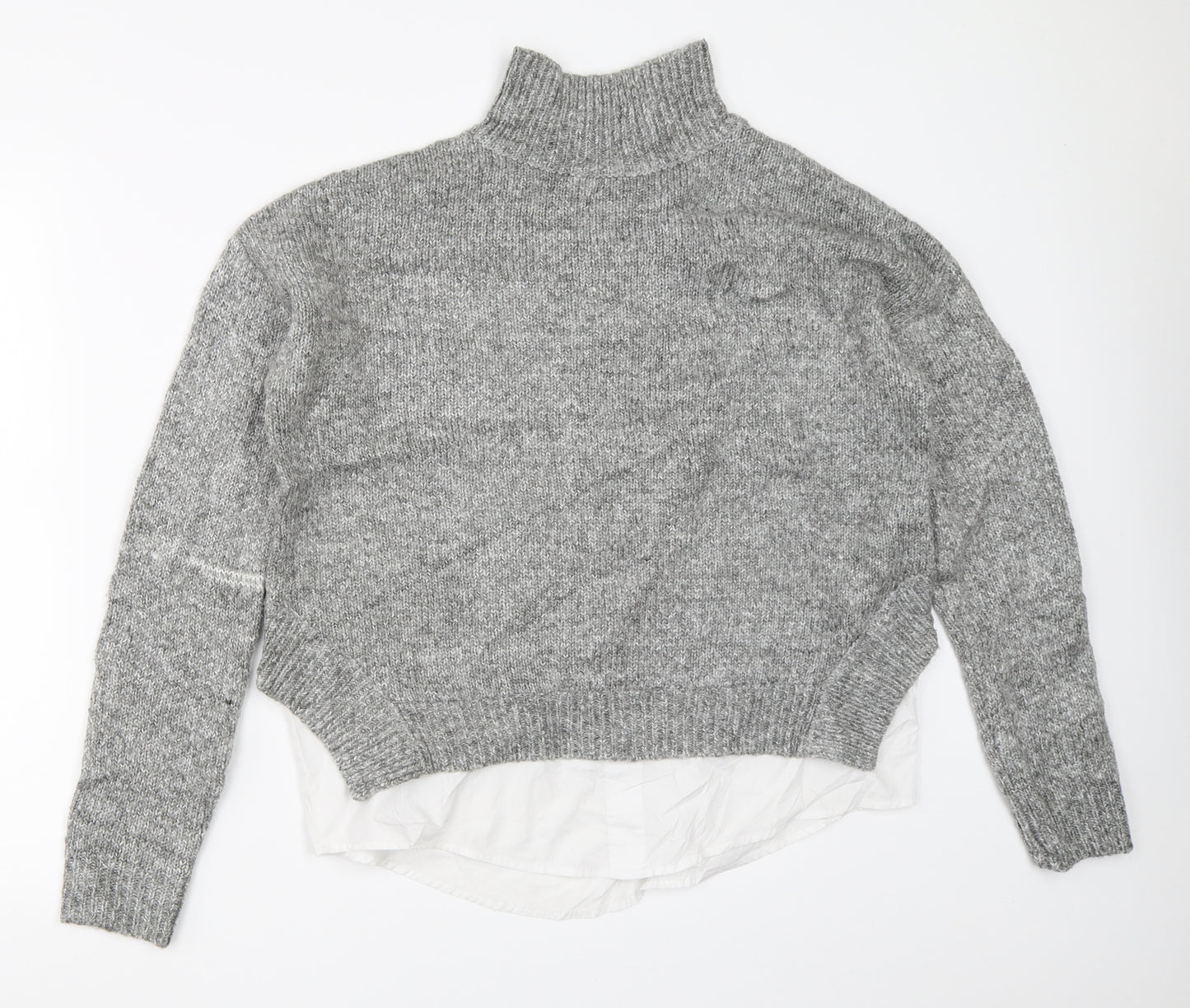 New Look Womens Grey   Pullover Jumper Size S