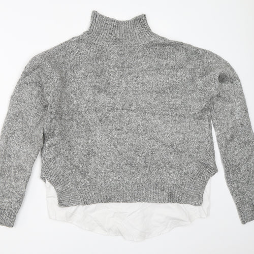 New Look Womens Grey   Pullover Jumper Size S