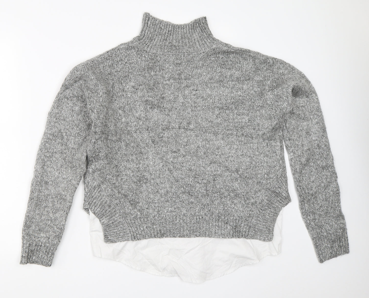 New Look Womens Grey   Pullover Jumper Size S
