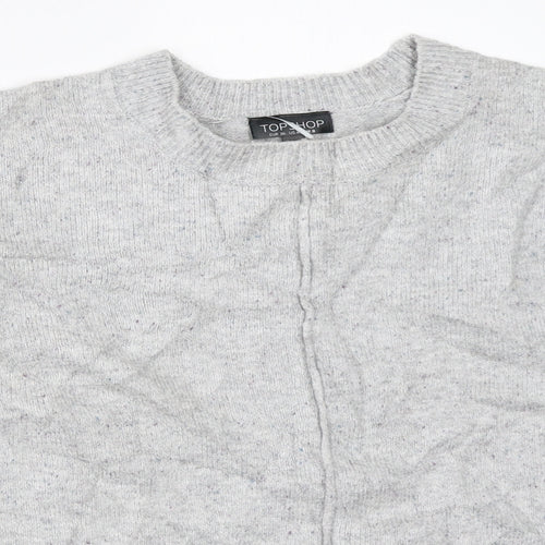 Topshop Womens Grey   Pullover Jumper Size 8