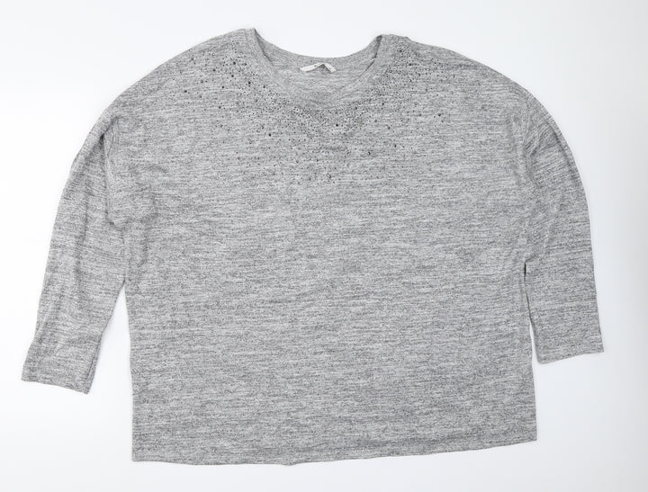 TU Womens Grey   Pullover Jumper Size 12