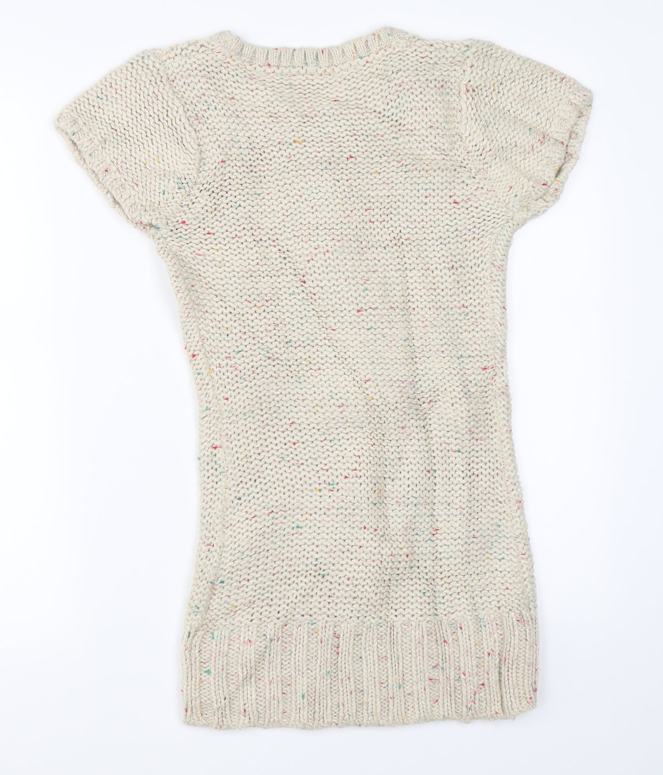 Matalan Girls Beige   Tunic Jumper Size 10-11 Years