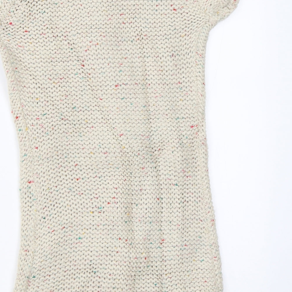 Matalan Girls Beige   Tunic Jumper Size 10-11 Years