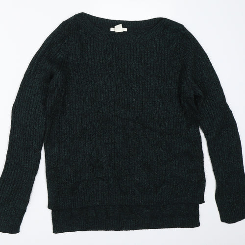 H&M Womens Green   Pullover Jumper Size S