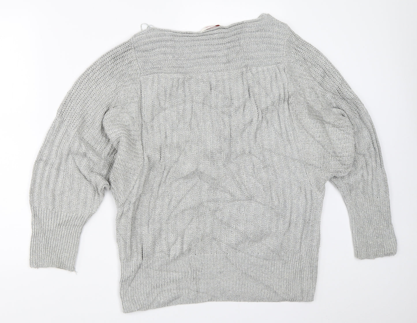 Miss Selfridge Womens Grey   Pullover Jumper Size 10