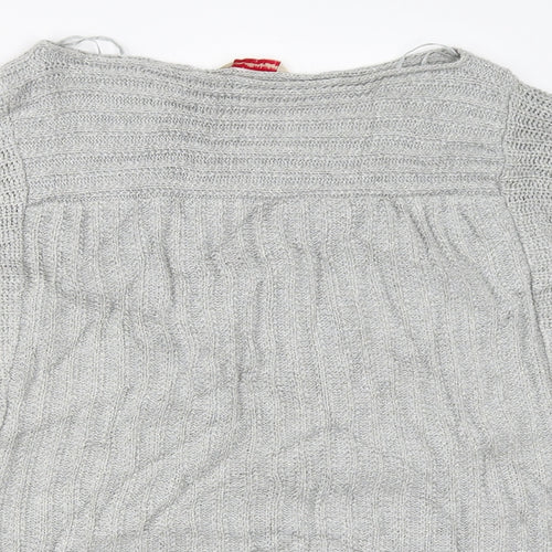 Miss Selfridge Womens Grey   Pullover Jumper Size 10
