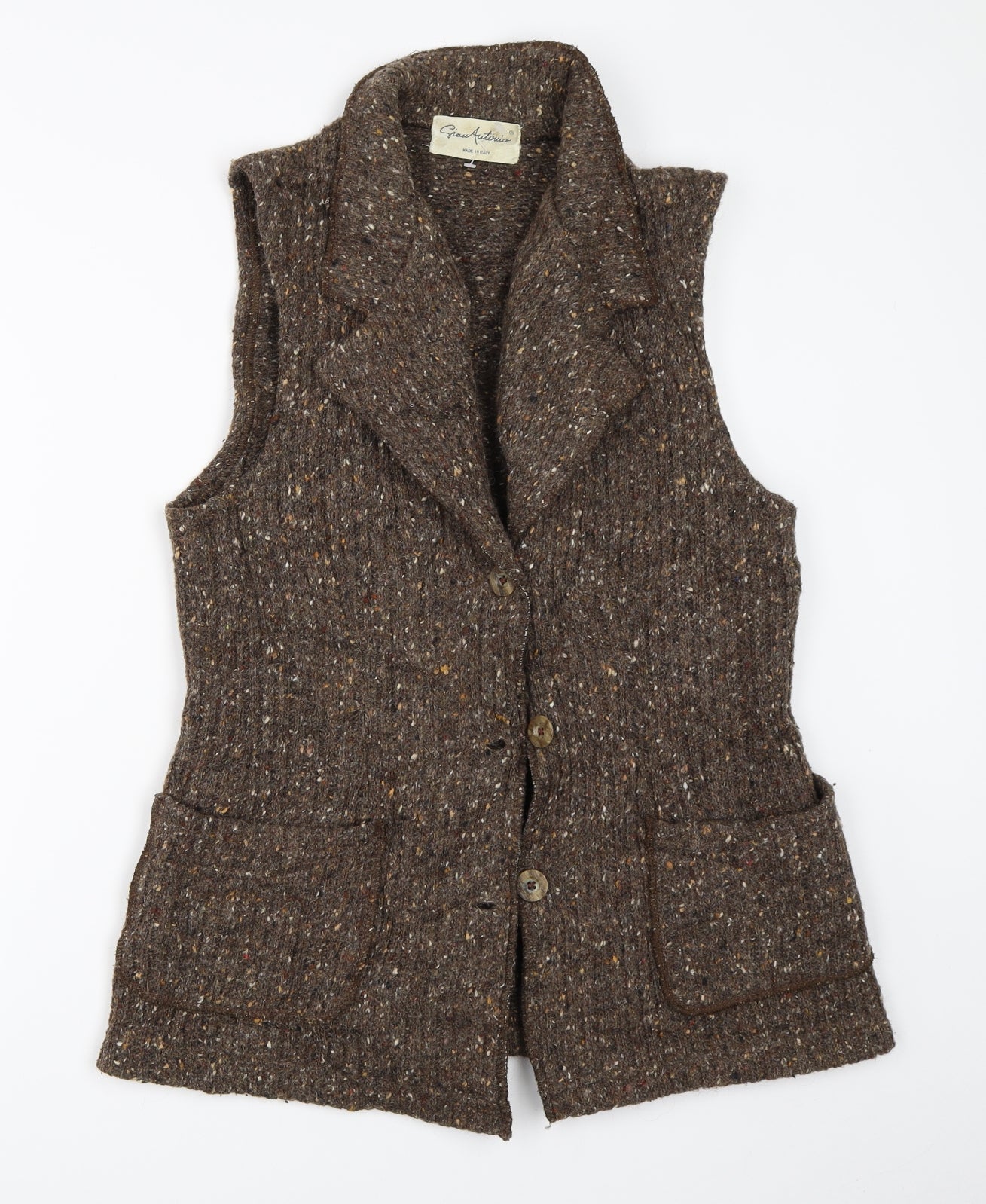 Preworn Womens Brown   Cardigan Jumper Size S