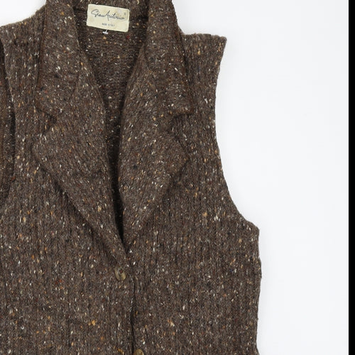 Preworn Womens Brown   Cardigan Jumper Size S