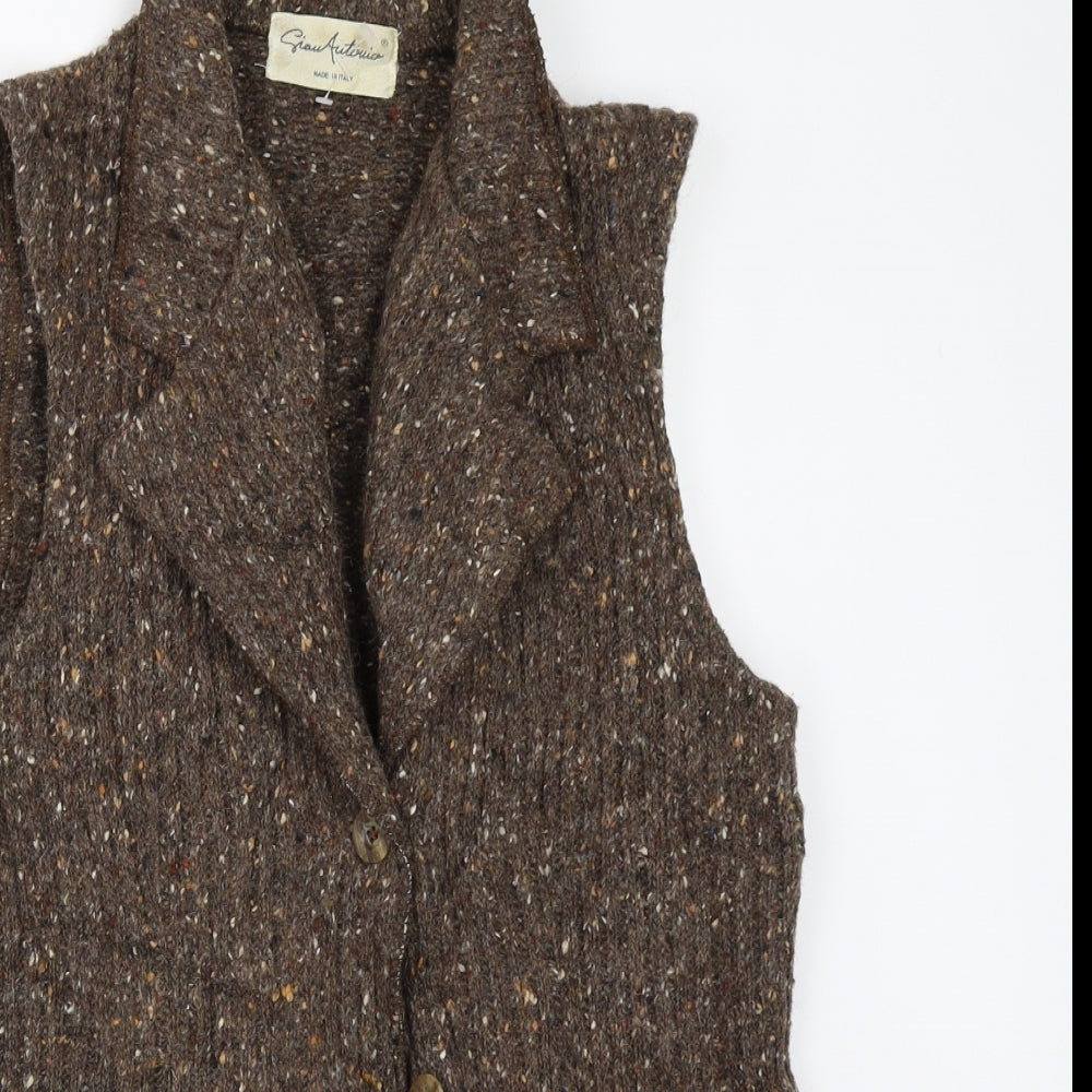 Preworn Womens Brown   Cardigan Jumper Size S