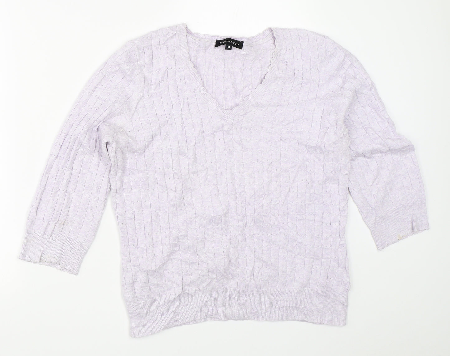 Austin Reed Womens Purple   Pullover Jumper Size M