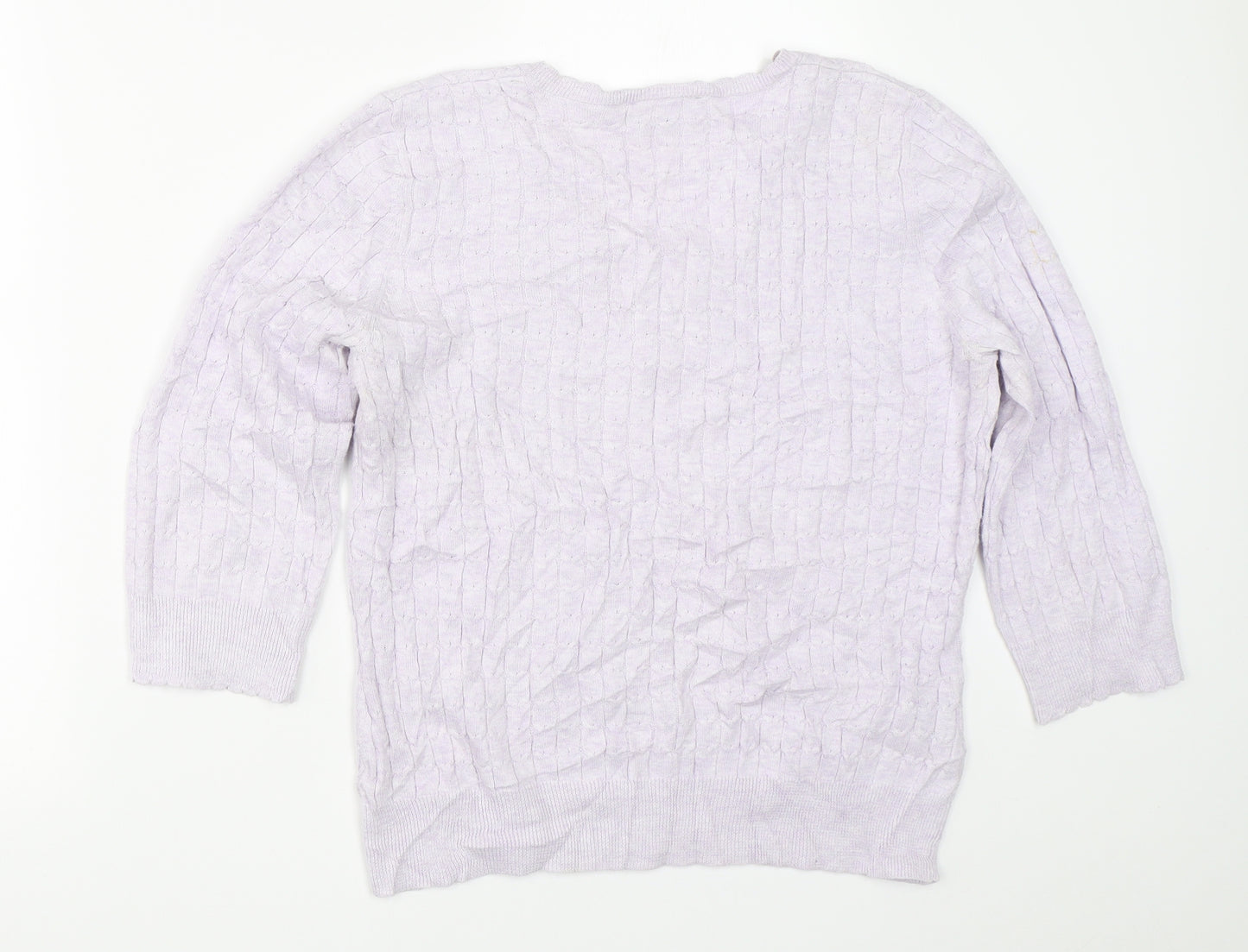 Austin Reed Womens Purple   Pullover Jumper Size M