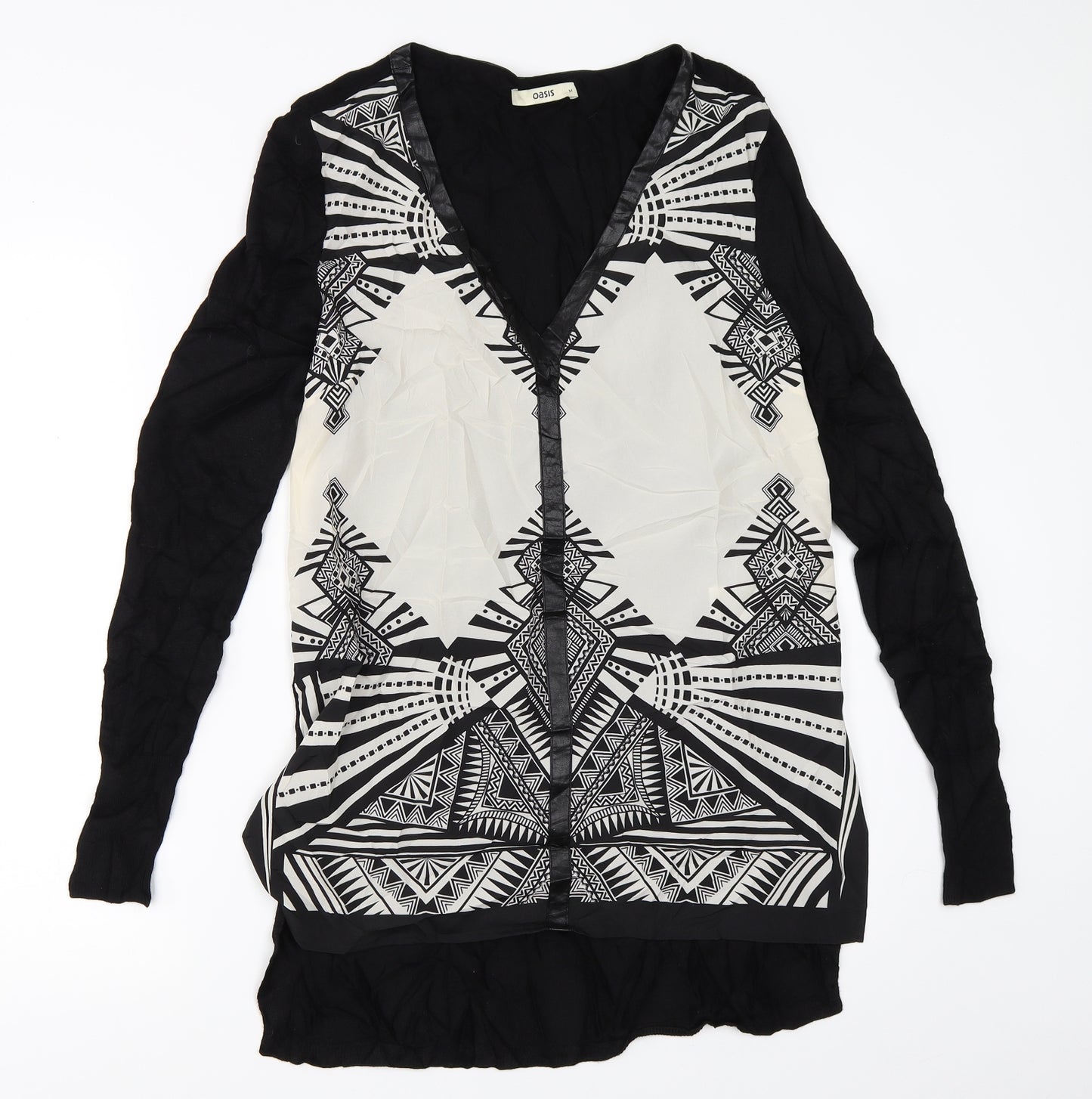 Oasis Womens Black   Pullover Jumper Size M