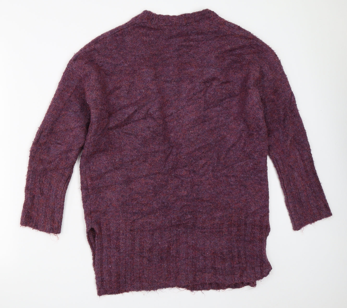 Marks and Spencer Womens Purple   Cardigan Jumper Size S
