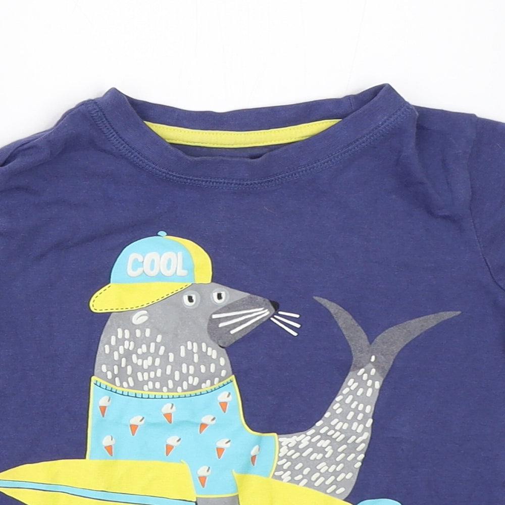 TU Boys Blue   Basic T-Shirt Size 2-3 Years