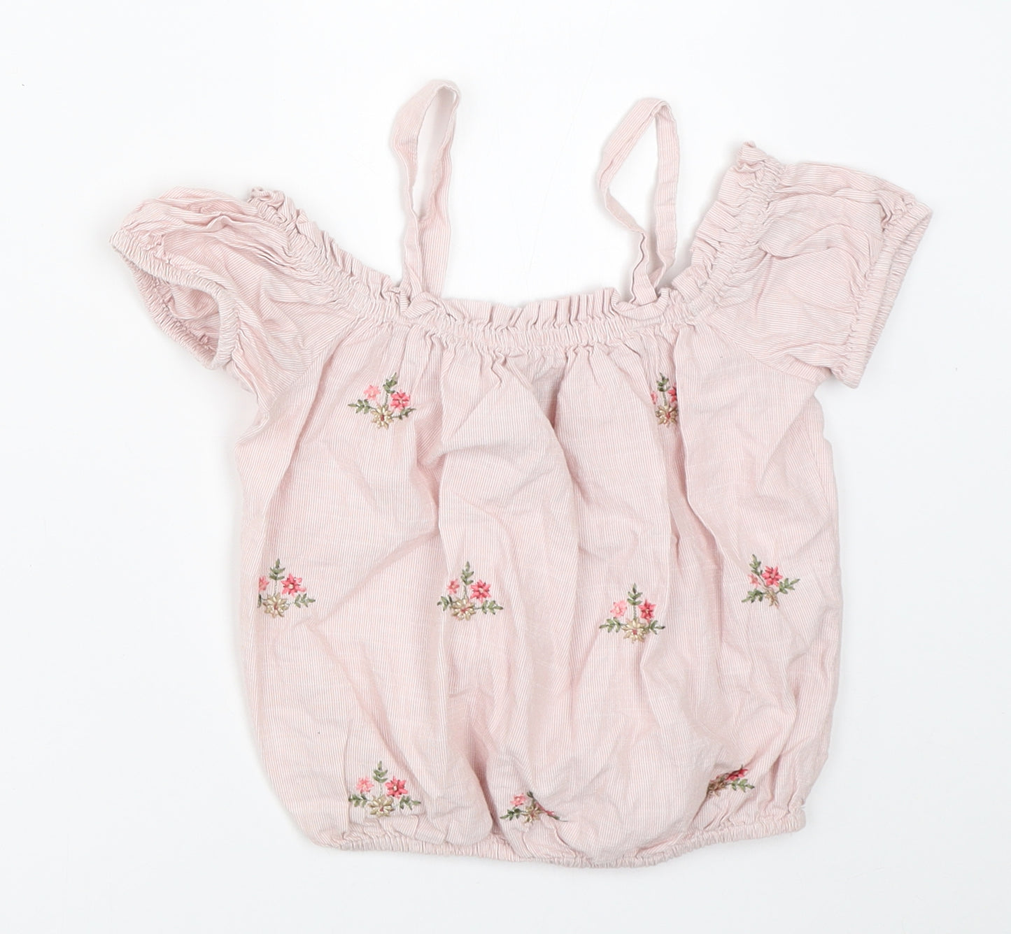 New Look Girls Pink   Basic Blouse Size 11 Years