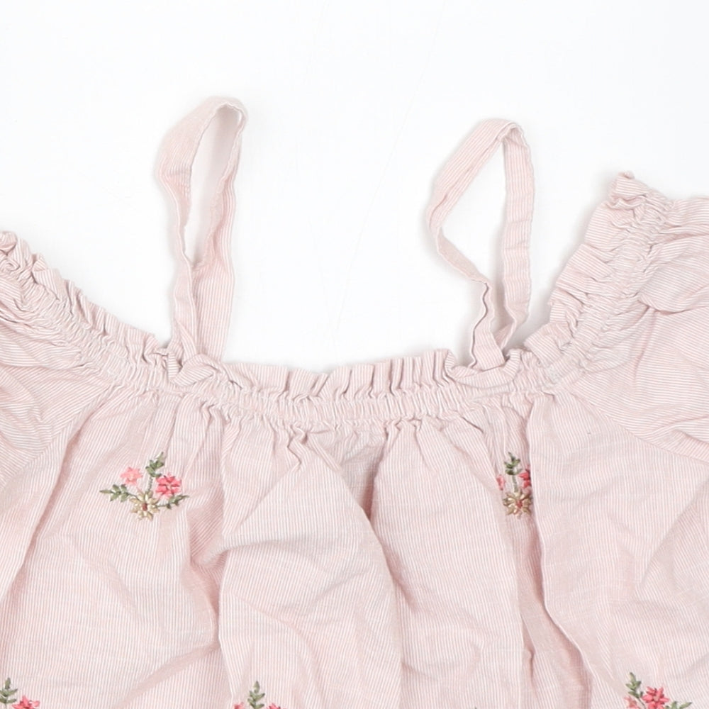 New Look Girls Pink   Basic Blouse Size 11 Years