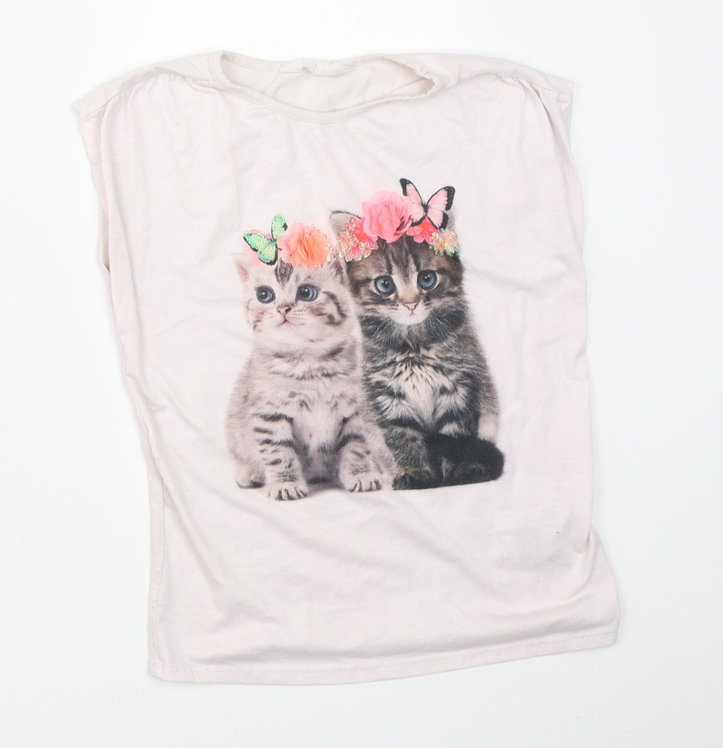 H&M Girls Pink   Basic T-Shirt Size 9-10 Years