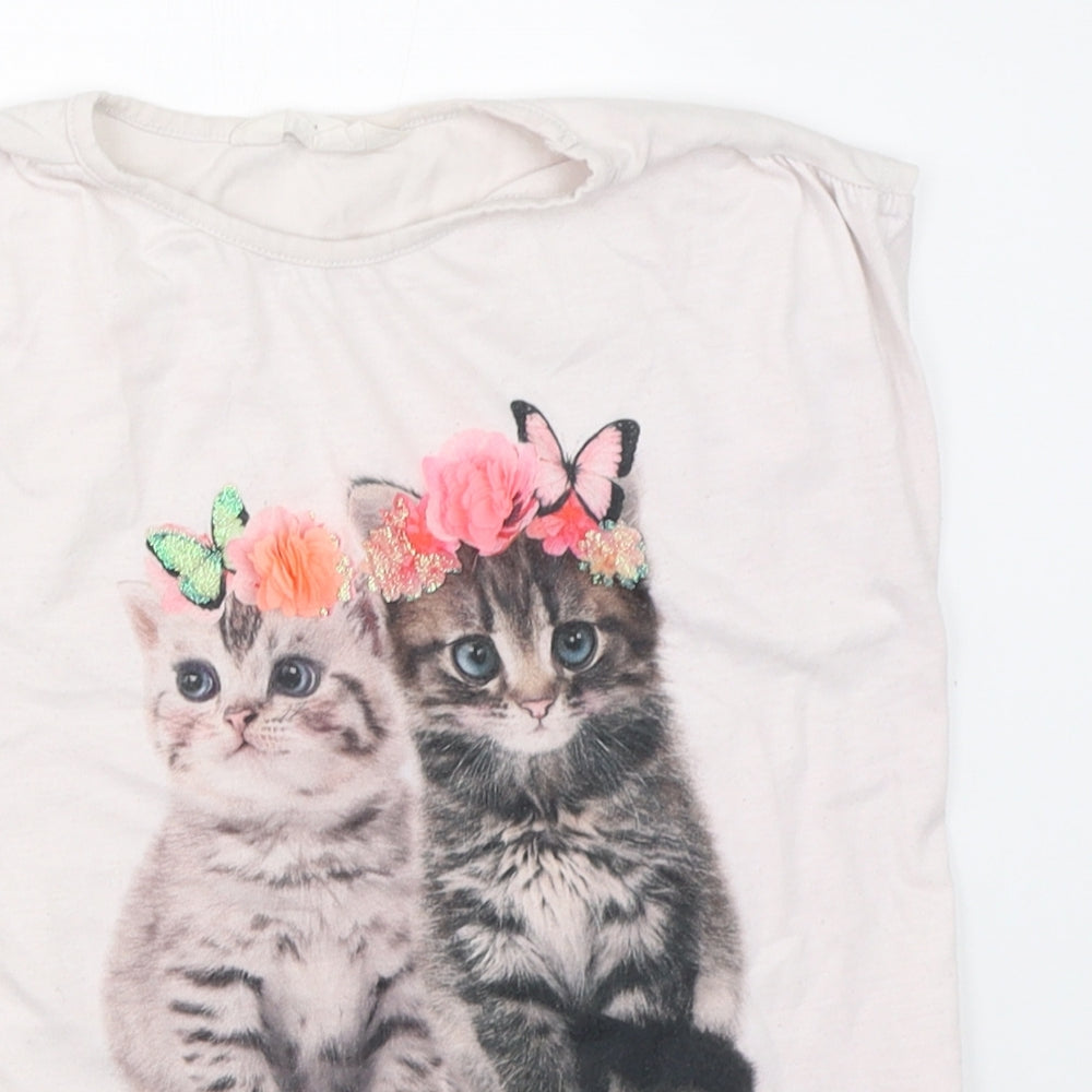 H&M Girls Pink   Basic T-Shirt Size 9-10 Years