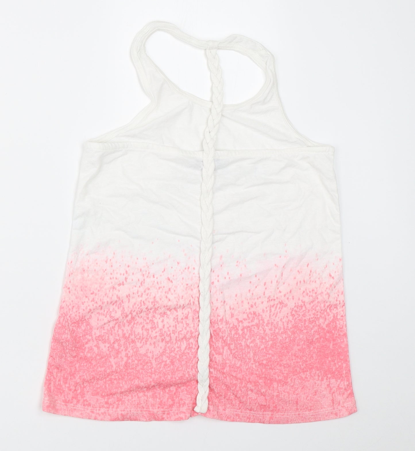 Primark Girls White   Basic Tank Size 10-11 Years