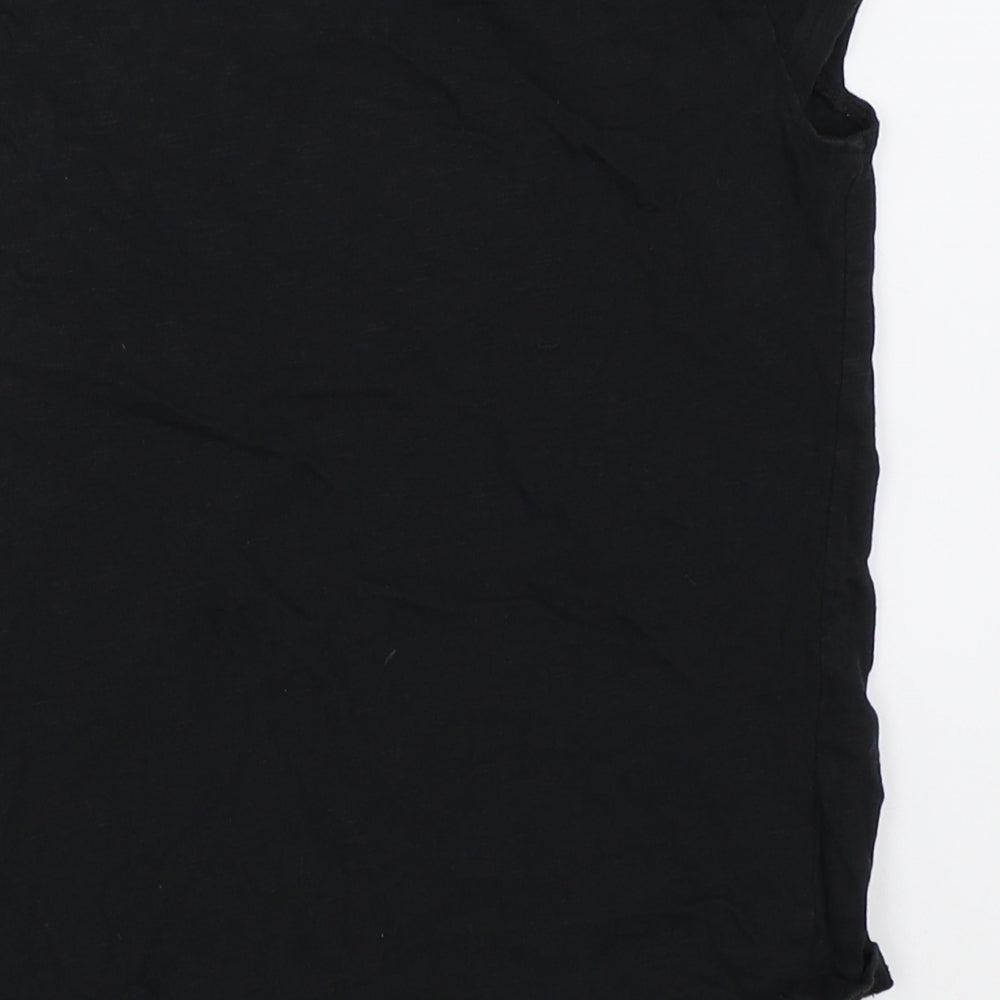 Nutmeg Girls Black   Basic T-Shirt Size 9-10 Years