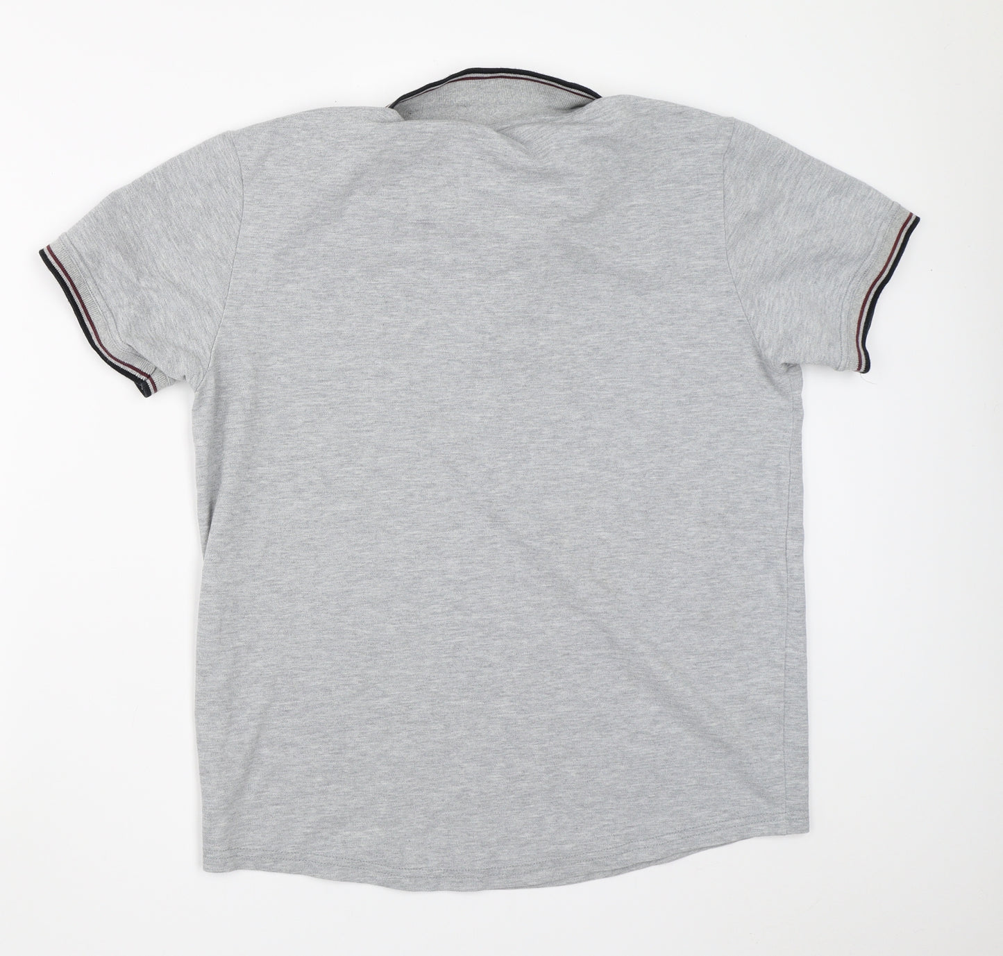 Firetrap Mens Grey    Polo Size L