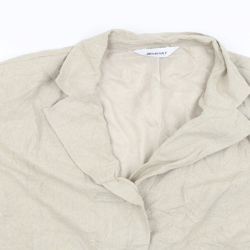 Damart Womens Beige   Jacket Blazer Size 24