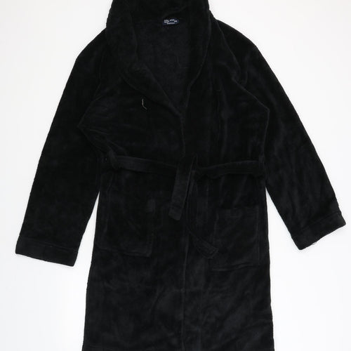 Cedar Wood State Mens Black Solid   Gown Size S