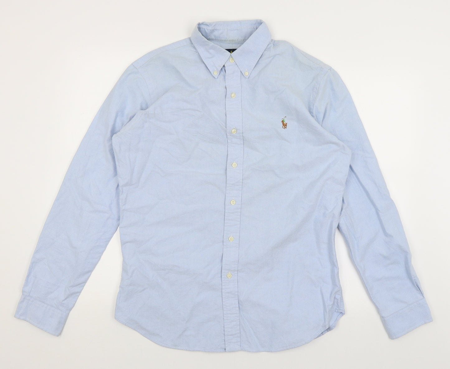 Ralph Lauren Mens Blue    Dress Shirt Size L