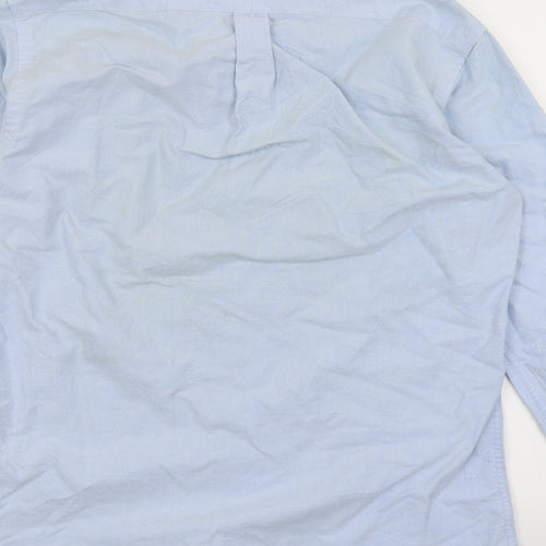 Ralph Lauren Mens Blue    Dress Shirt Size L