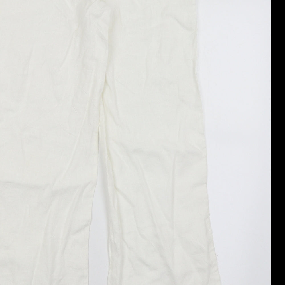 Atmosphere Womens White   Trousers  Size 8 L27.5 in