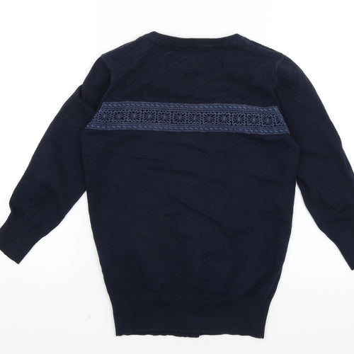 Yumi Womens Blue   Cardigan Jumper Size 8