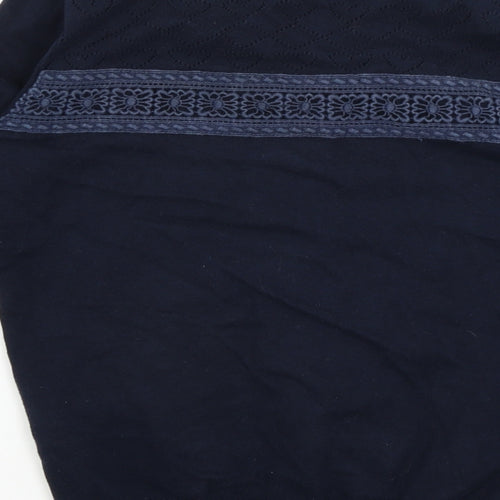 Yumi Womens Blue   Cardigan Jumper Size 8