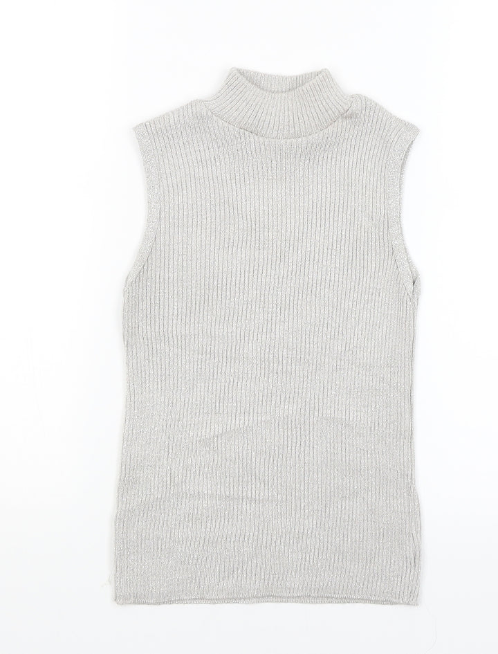 Sara Neal Womens Silver   Basic Tank Size S